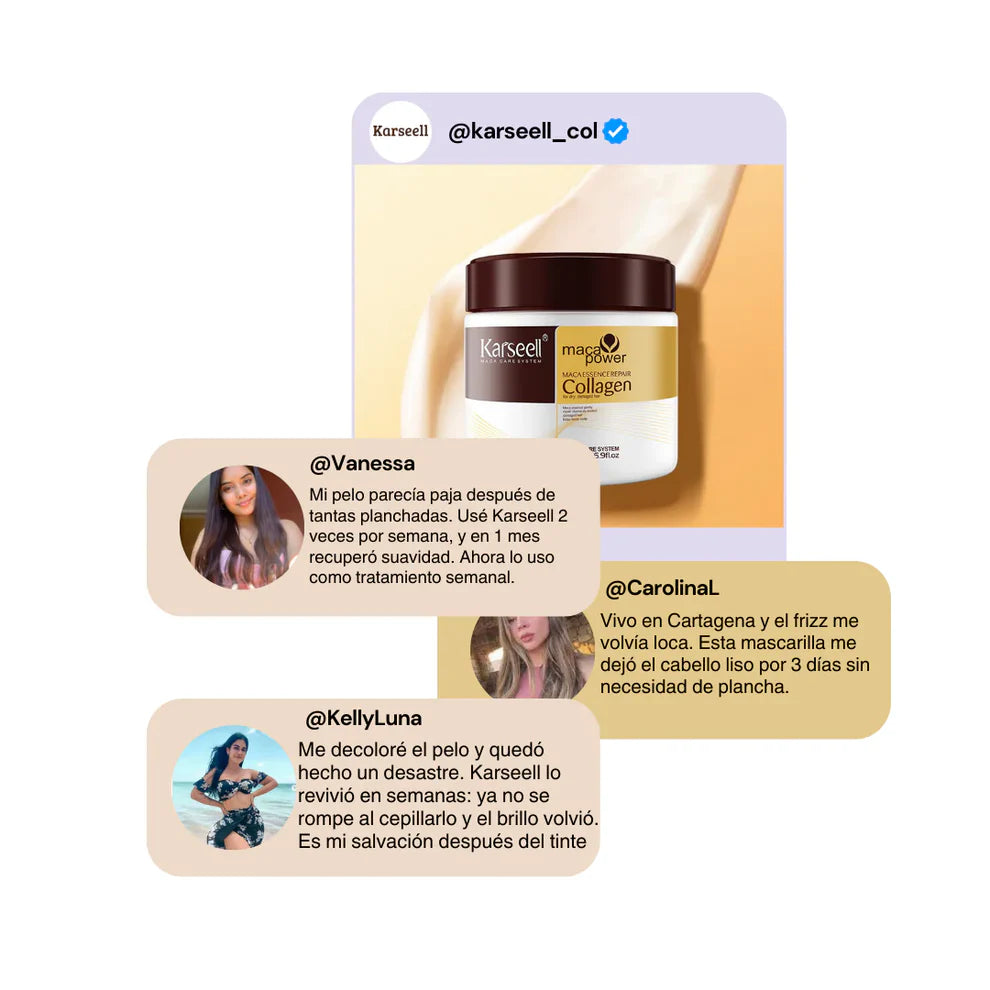Mascarilla Capilar Reparación KARSELL 500ml