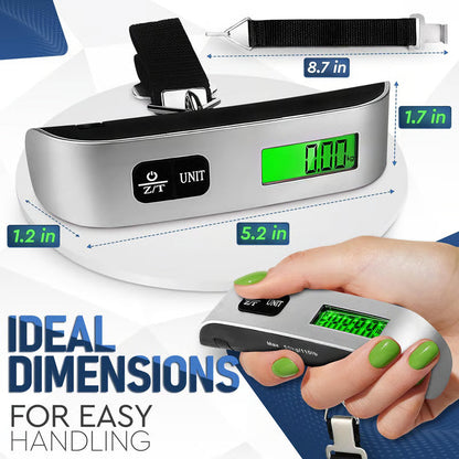 Balanza Digital Portátil para Maletas ✈️⚖️.