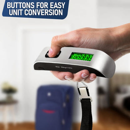 Balanza Digital Portátil para Maletas ✈️⚖️.