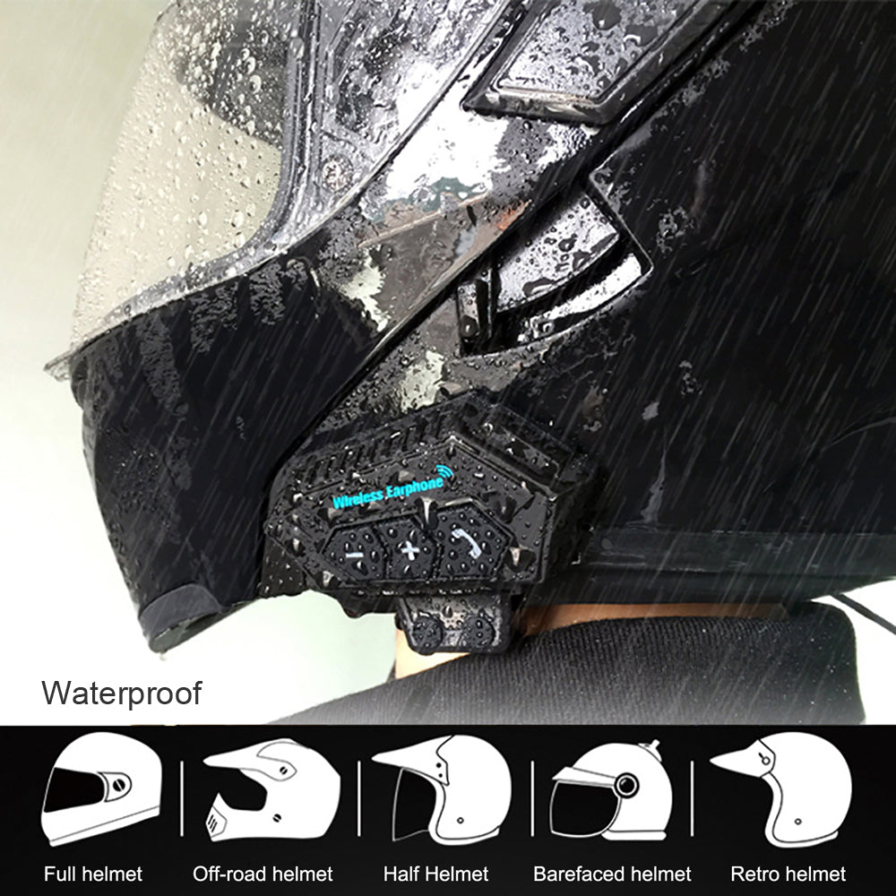 🏍️ Intercomunicador Bluetooth BT-12 para Casco – Música, Llamadas y GPS sin soltar el manillar