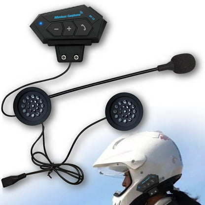 🏍️ Intercomunicador Bluetooth BT-12 para Casco – Música, Llamadas y GPS sin soltar el manillar