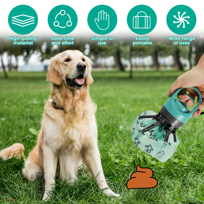 🐕 Recogedor de Heces Portátil para Perros con Bolsas.