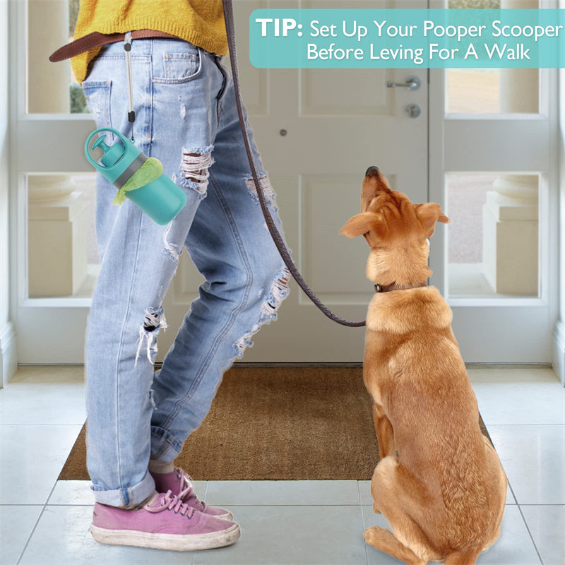 🐕 Recogedor de Heces Portátil para Perros con Bolsas.